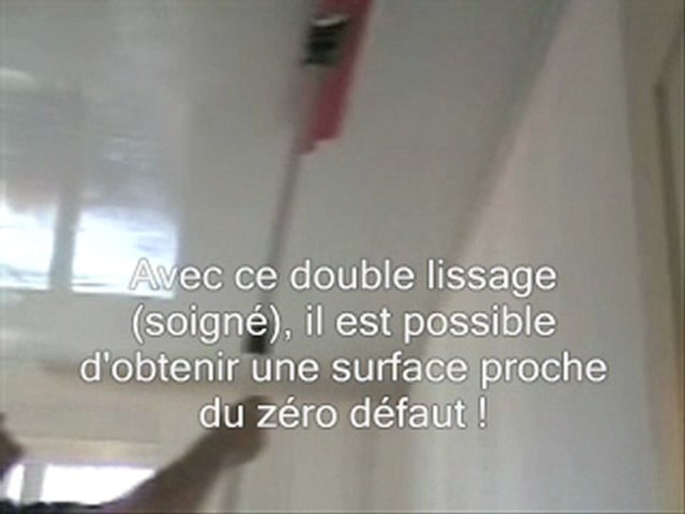 Enduit Airless tout pret lissage plafond perche Parfaitliss