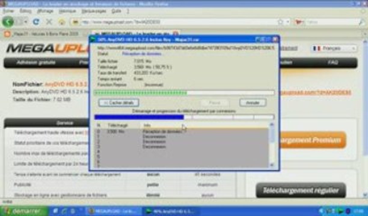 Ne plus attendre 45 secondes sur MegaUpload.com