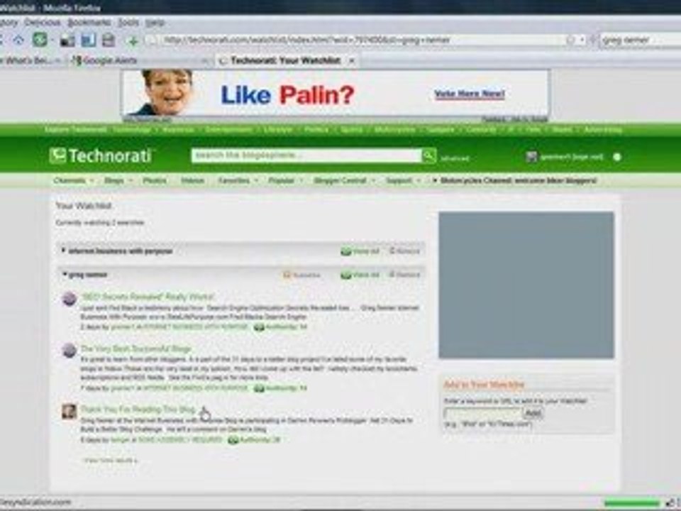 Monitoring When Someone's Talking About You