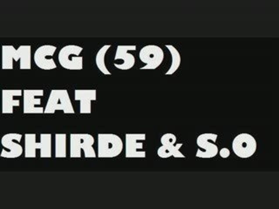 Mcg feat SHIRDE ET S.O