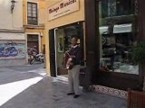 Acordeonista Bulgaro ,en calle Compañia de Malaga