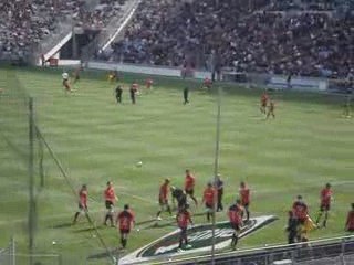 Suite entrainement des joueurs de Rugby!!