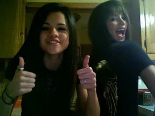Selena and demi modeling