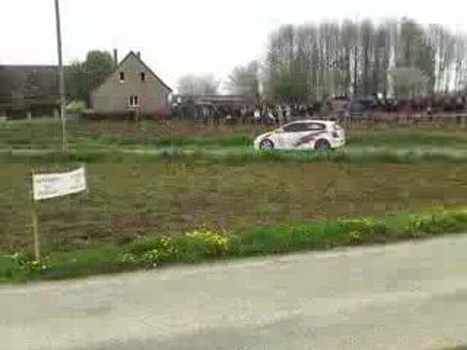 HOUBRON Jerome LOZINGUE Melanie - rallye de la lys 2009