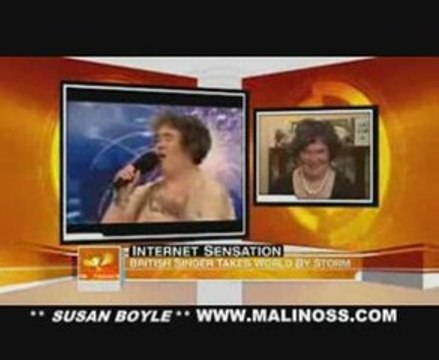 Susan Boyle sings in a interview on the Today show With Paul