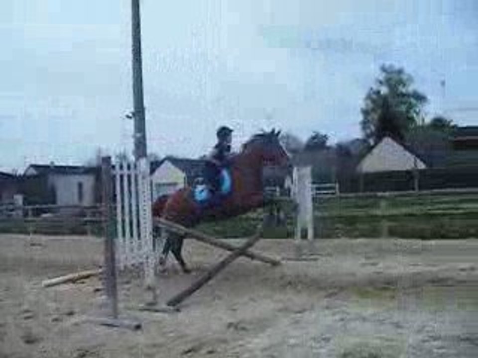 Obstacles sans étriers avec Ivan