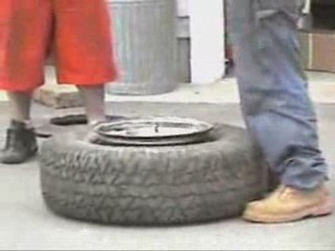 Redneck Tire Mounting