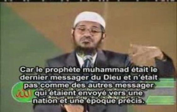 Zakir Naik-Islam existe avant que christianisme et judaism