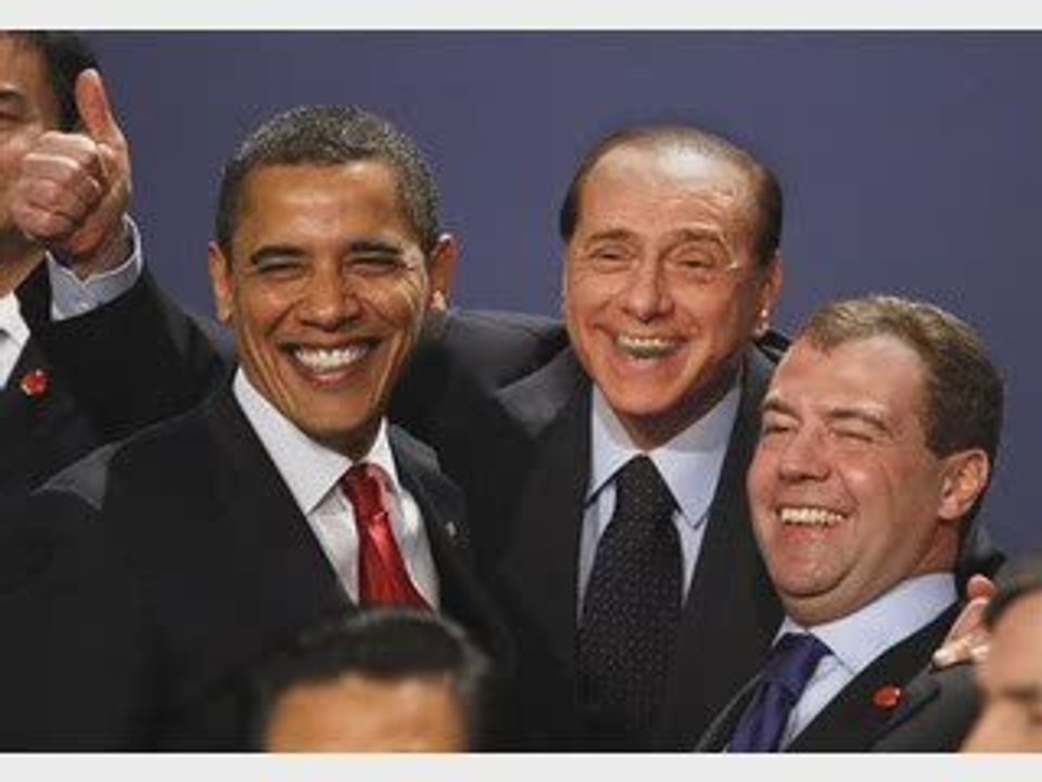 Berlusconi g20 funny singer