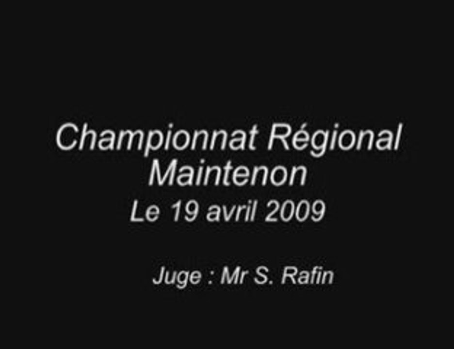 Championnat régional maintenon 19 avril 2009