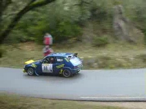 Rallye de venasque 2009 samedi 205 GTI n°88 mellan