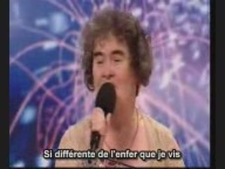 Susan BOYLE Une belle histoire. (sous titré en Français)