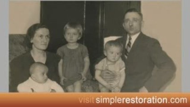 Old Photo Restoration. Extreme Photoshop Retouching.