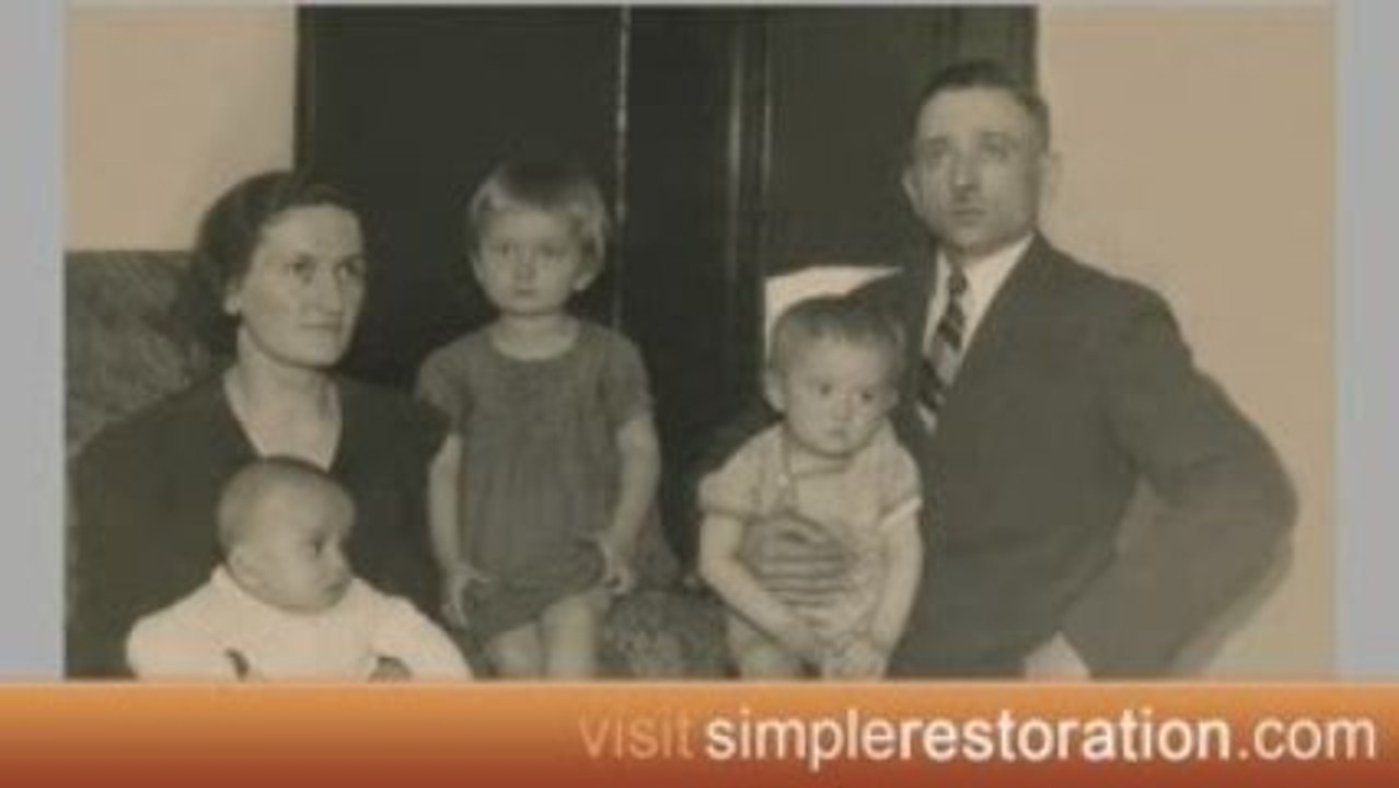 Old Photo Restoration. Extreme Photoshop Retouching.