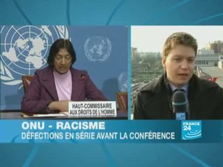 ONU - Racisme: défections en série avant la conférence