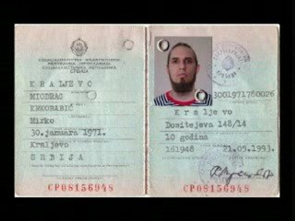 Miodrag KRKOBABIC PERSONAL ? ID ? CARD