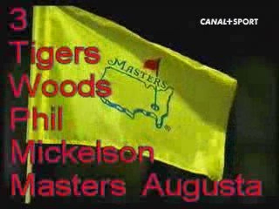 3 Tiger Woods Phil Mickelson au Masters Avr09