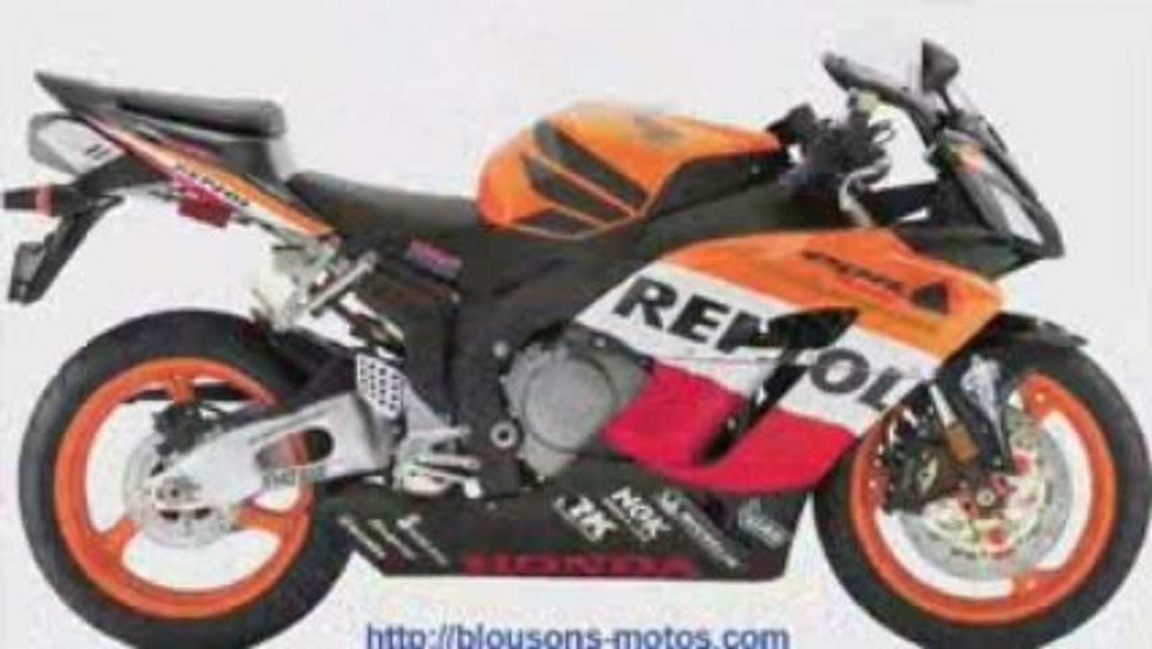 Blouson Cuir Honda Repsol Factory GP Motorcycle Jacket