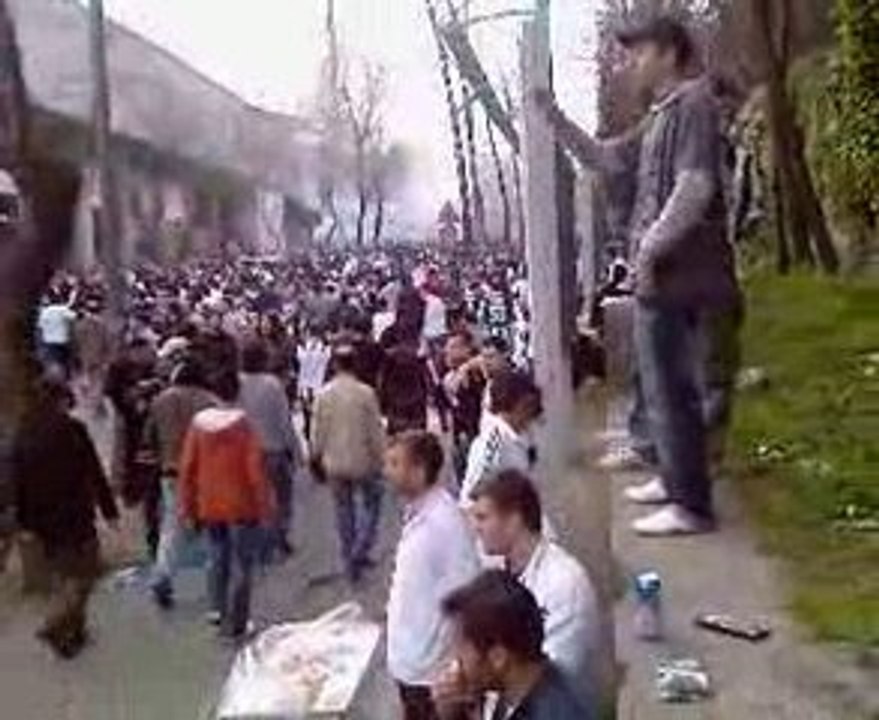 Besiktas bursa stadin onu eski acik ile tezahurat 19.04.2009