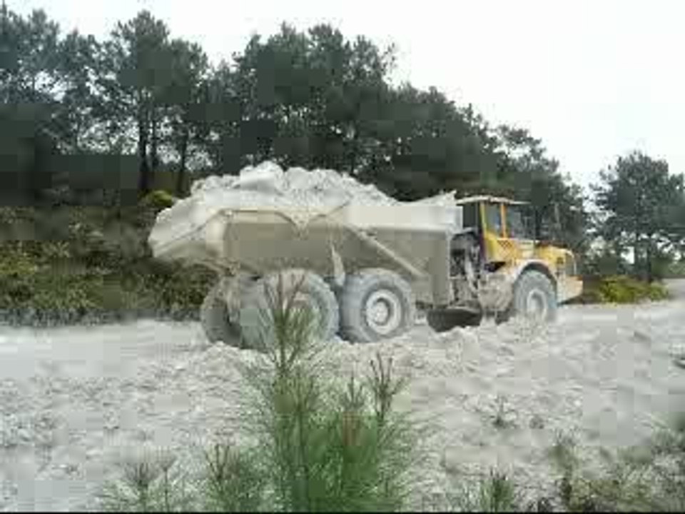 Camion de kaolin