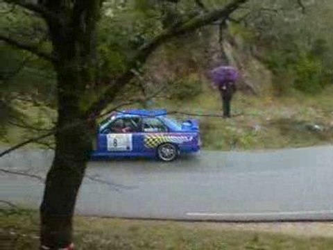 Rallye de venasque 2009 samedi bmw M3 n°8 flores