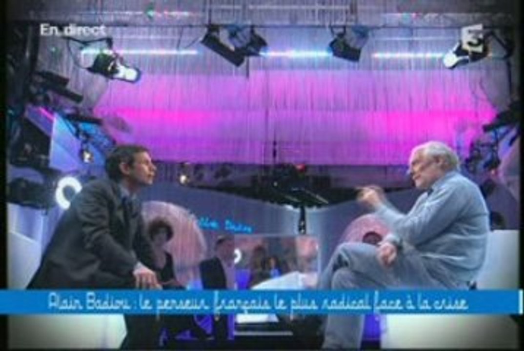 Alain Badiou (partie3)_ce soir ou jamais 2009