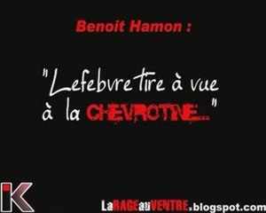 Benoit Hamon : "Lefebvre tire à vue à la chevrotine"