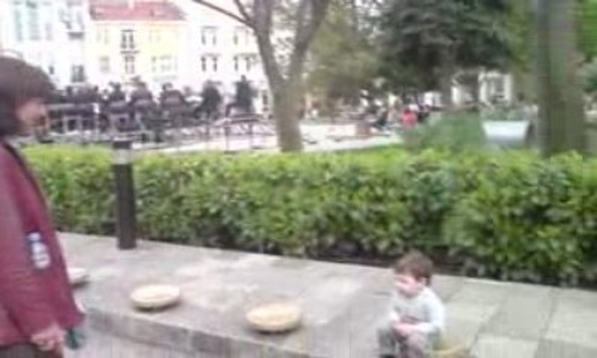 Franck pendant un concert publique à plovdiv