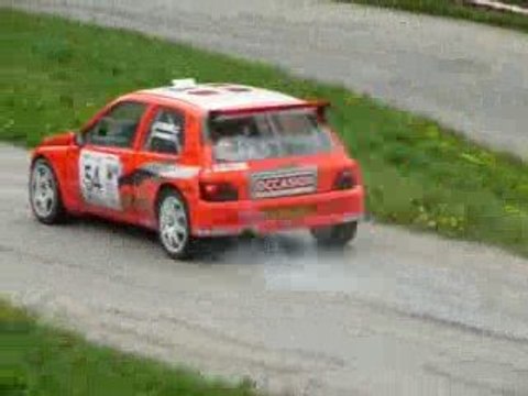 rallye du beaufortain 2009 bugnet clio maxi