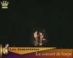 Spectacle visuel Les jumoristes le concert de harpe bretelle