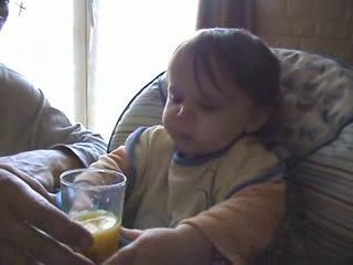 Tenaya et le jus d'orange...