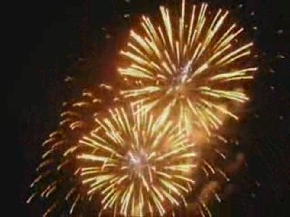 Feu d'artifice Lac Kir