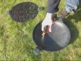 Cleaning a BBQ grill