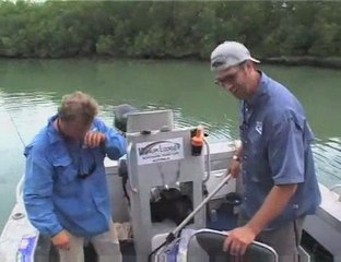 Caught: Huge Barramundi At Munupi Wilderness Lodge