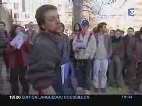 1ere action des deboulonneurs Montpellier