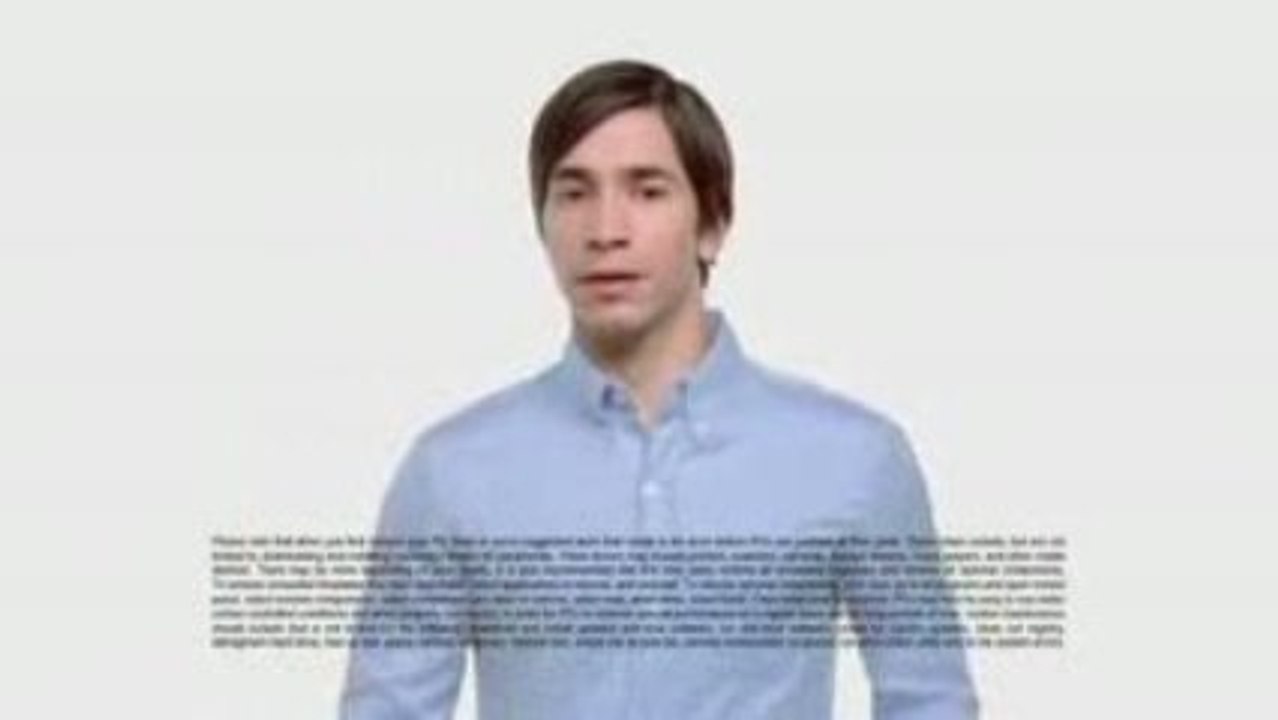 Apple quot Get a Mac quot ad Legal Copy