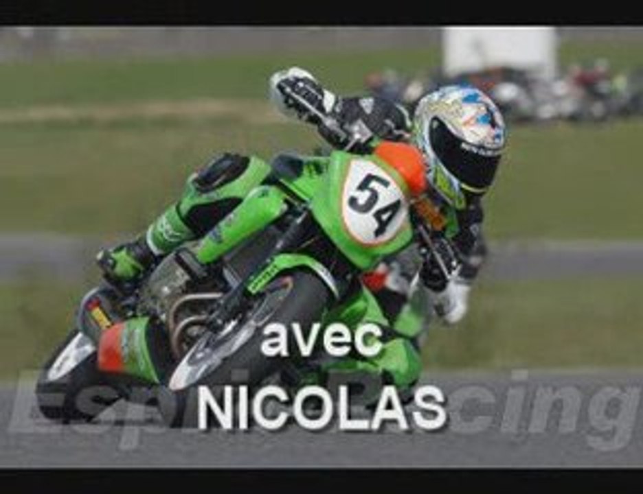 COURSE DE MOTO COUPE KAWASAKI  AU MANS le 29 mars 2009