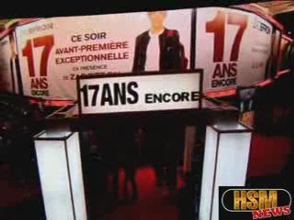 Avant Première  Paris - 17 ans encore avec Zac Efron