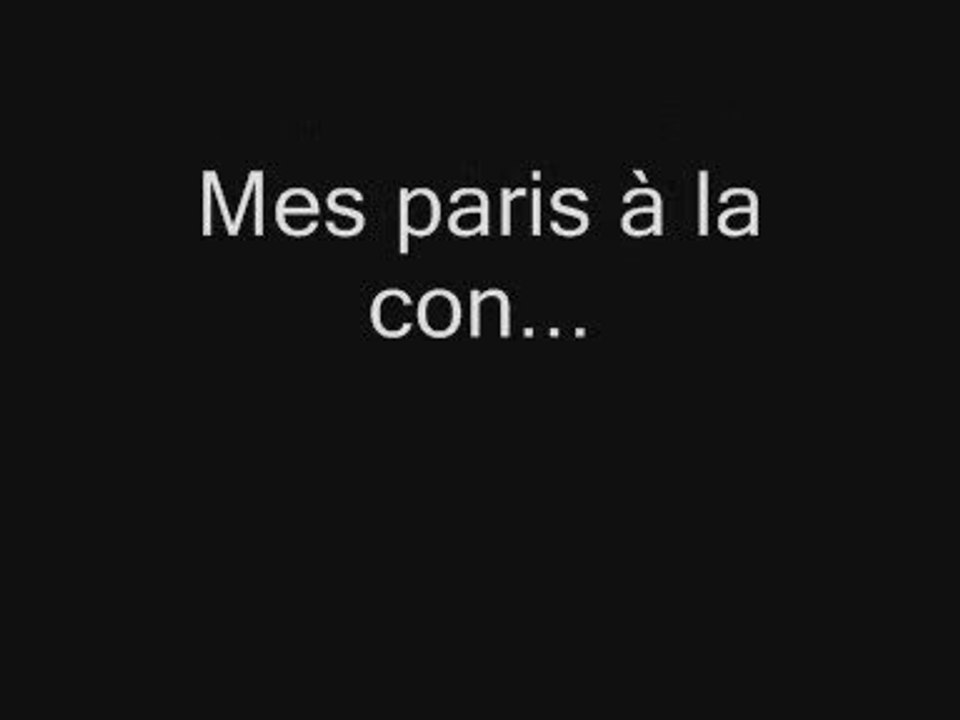 Des Paris a la con