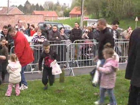 chasse à l'oeuf au cateau