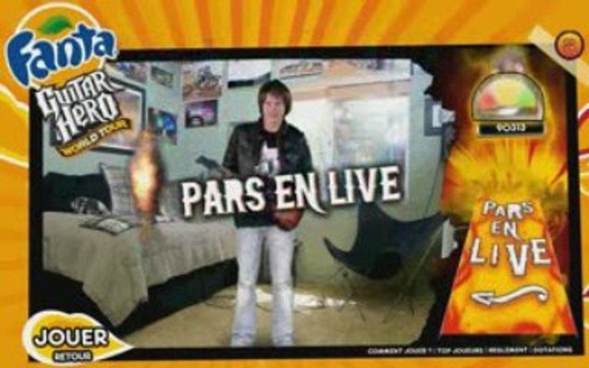 Fanta Guitar Hero Wolrd Tour Tier Guitare 176653 points