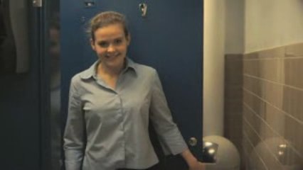 Hot Blond Waitress All Coked Up