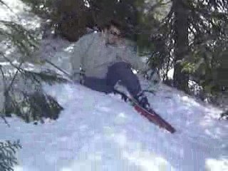 Arnaud Dus fait du ski