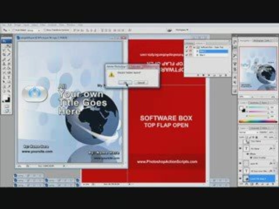 Using Templates to Create eCovers in Photoshop