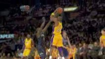 NBA Kobe Bryant fakes and twirls his way to this sweet jumpe