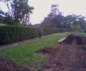 jeremy sur la 2eme ligne en construction et la ligne a gael