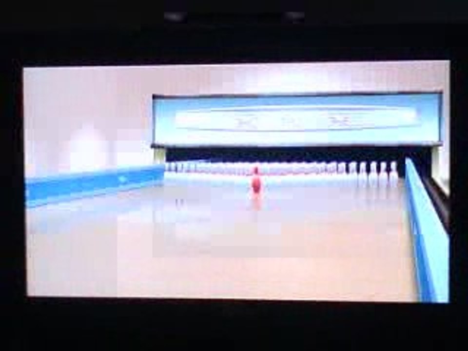 Wii sport entrainement bowling Strike 91 quilles