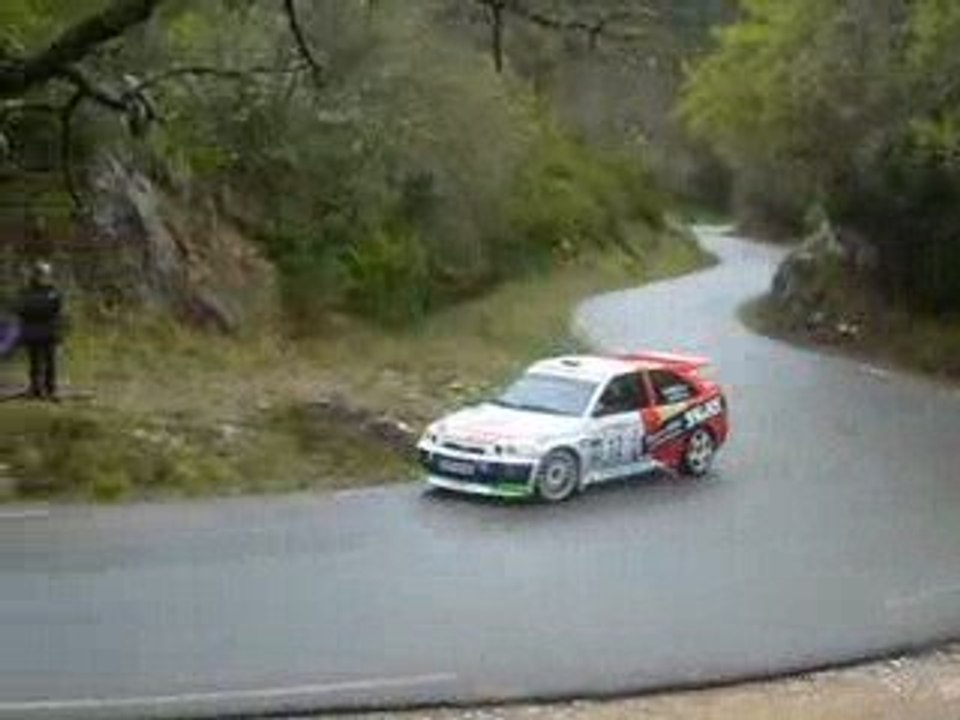Rallye de venasque 2009 samedi escort cosworth n°12 bosio