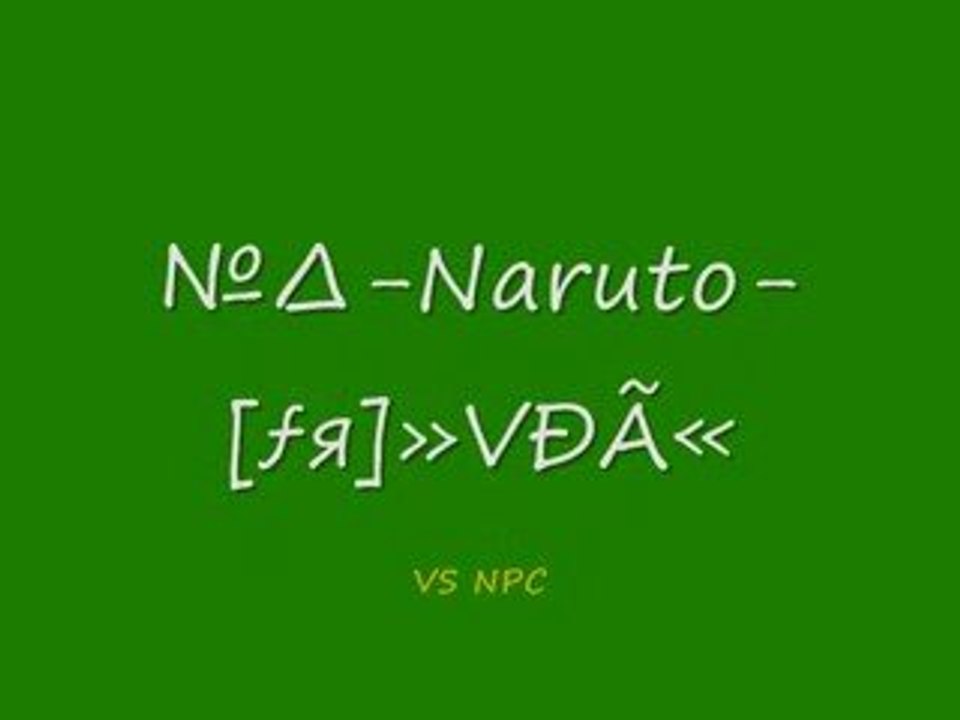 Naruto Vs NPC