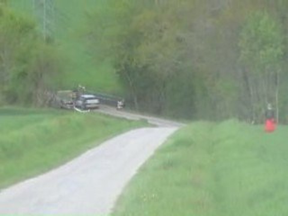 Alfa 75 rallye  villeneuvois 2009 bis